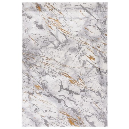 Safavieh 4 x 6 ft. Craft Contemporary Power Loomed Rectangle Rug Grey & Gold CFT866G-4